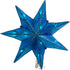 Kurt S. Adler 10-Light 7-Point Capiz Star Treetop - Blue and White