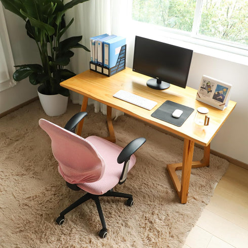 FORCHEER Stretch Desk Chair Cover, Two Piece Office Chair Covers for Split Office Chair