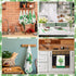 Zubebe 6 Pcs St. Patrick's Day Kitchen Towel Irish Lucky Shamrock Watercolor Gnome Dish Towels