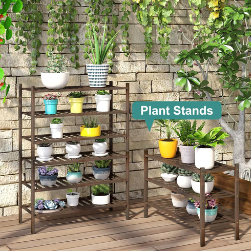 Closet, 3-Tier Closet viewcare Shoe Rack for Bamboo Wood Shoe Racks, Stackable | Beautiful | Natural | Functional |