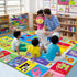 DINSUMRUG 78.7X59 INCH) Kids Rug for Playroom, ABC Carpet Educational Play Mat for Kids, Preschool Rugs ABC Numbers