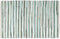DII Chindi Home Collection Cotton Handwoven Slim Stripe Area Rag Rug - 2x3', Aqua