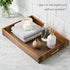 EdenDwell 2 Pack, Acacia Serving Trays - Acacia Wood Serving Platterss, Wood Serving Tray, Decorative Trays