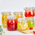 Glass Jars with Airtight Lid 24 Oz (Set of 2), Wide Mouth Mason Storage Canisters for Coffee, Sugar, Nuts, Spice,