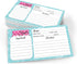321Done Small 3x5 Recipe Cards (Set of 50) - Mason Jar Design, Thick Double-Sided Premium Card Stock, Made in USA