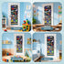 Over The Door Organizer for Toy Guns, Toy Storage, Toys Organizer with Pockets, Hook&Loop Straps for Foam Blasters