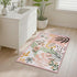2x3 Joiedomi Door Mat Indoor Entrance Machine Washable Art Floral Small Rugs for Entryway Non-Slip Rubber Backing Bath