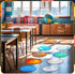 12 16 Inch Tinideya Pcs Kids Carpet Circle Seats for Class Round Classroom Rug Floor Cushions Soft First Day of School