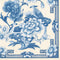 Caspari Entertaining Cocktail Napkin, Blue and White, Box of 40