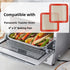 Square Silicone Baking Mats for 9 Inch Cake Pan, 8.5" Non-stick Reusable Silicone Mat for Baking Pan (2 PCS)