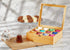12 RoyalHouse Big Natural Bamboo Tea Storage Organizer with Clear Acrylic Top Window, Compartments Eco-Friendly Tea Bag