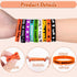 144pcs Moon Boat Halloween Party Favors for Kids Silicone Bracelets Bulk, Trick or Treat Toys, Goodie Bag Stuffers