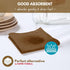 18 Pack 12x12 inch, 100% Native Fab Waffle Dish Cloths - Cotton, Absorbent, Quick Drying, Washable & Reusable Towels