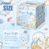 51 Teling Pieces Diaper Raffle Tickets with Card Box Baby Shower Decorations Baby Shower Holder Box for Girl Boy Diaper