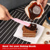 Heat Resistant 6pcs Silicone Spatulas Set, Non-Stick Mixing Utensils with Stainless Steel Core, BPA-Free Rubber for