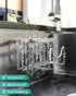 2 HapiRm Multifunctional Adhesive Kitchen Sink Organizer with M-Shaped, Installation Methods Kitchen Sponge Holder
