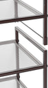 3-Tier Simple Houseware Stackable Mesh Shoe Rack, Bronze