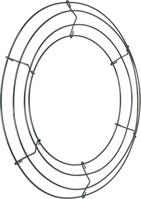 Green Panacea Wire Wreath Frame, 12 Inch, 1 Foot (Pack of 1)