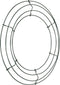 Green Panacea Wire Wreath Frame, 12 Inch, 1 Foot (Pack of 1)