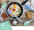 4 Pieces Large Silicone Mixing Spoon Set for Baking, Serving, Basting - Heat Resistant, Non-Stick Utensil Spoon