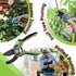 WORKPRO Anvil Pruning Shears, 8’’ Professional Hand Pruner with SK5 Steel Blades for Gardening