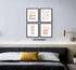 4pcs 8x10 Inches Little Babe Cave Happy Little Soul Boho Nursery Poster Prints for Kids Baby Girls Room Playroom