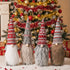 Adurself 4 Pack Christmas Gnome Wine Bottle Covers, Tomte Swedish Gnomes Wine Bottle Toppers Santa Scandinavian Plush