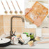 Maxdot 4 2 Inch Pcs Kitchen Dish Brush with Beechwood Handle Natural Wooden Handle Scrub Brush Fiber Bristles Dish