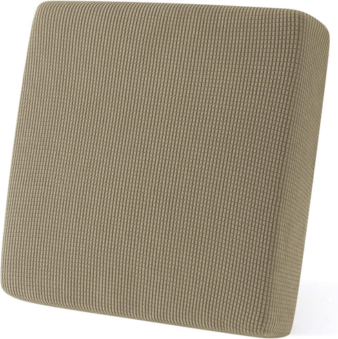 SUBRTEX Couch Slipcover | RV Seater Slip Loveseat Stretch Durable Sofa Cushion Cover for Livingroom, Small, Sand