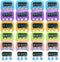 BXF SPORTS 24 Pack Multi-Function Electronic Timer - Kitchen Timer,Magnetic Digital Timers,Big LCD Display,