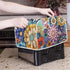 UNICEU Boho Flower Bright Blossom 2 Slice Quilted Toaster Cover, Dust-proof Kitchen Small Appliance Dust Cover