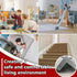 16Pcs Non-Slip Rug Carpet Grippers, Large Reusable Tape Pads, Strong Adhesive, Removable Double-Sided Strips
