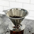 Stainless Steel Coffee Dripper, Pour Over Coffee Maker for Slow Brewing at Home, 1-4 Cup Capacity