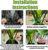 5PCS Set, Plant Stem Support - Durable Monstera Stabilizer Grapple Holder, Unique Design for Climbing Plants, Turtle