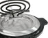 Elite Gourmet ESB-300X Single Countertop Coiled Burner, 1000 Watts Electric Hot Plate, Black, Easy to Clean