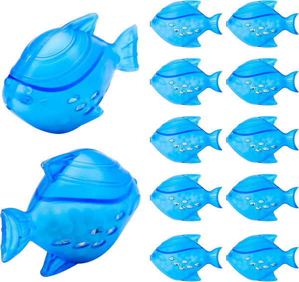 Funmit 12 Pack Humidifier Cleaner Fish, Compatible with Humidifiers and Fish Tanks, Blue Cleaning Fish