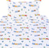 Scientific Sleep 100% Cozy Set, Set Little Train Cactus Cute Fun Cotton Twin Bed Sheet Flat Sheet & Fitted Sheet