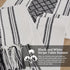 48 Inches yuboo Black and White Striped Table Runner Farmhouse Style, Modern Short Woven Coffee Table Runner Long