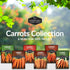 Pack 6 58, Carrot Seeds Variety for Planting Variety Carrot Seed Collection with Little Finger, Danvers, Scarlet