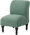 MIFXIN Armless Accent Chair Cover Knitted Stretch Slipper Chair Couch Slipcover Removable