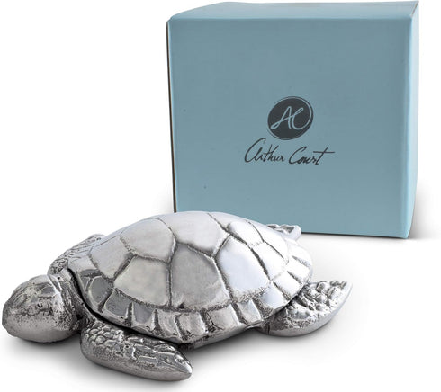 Arthur Court Designs Aluminum Ocean Sea Turtle Bottle Opener, 4 inch x 3 inch, Bar Tool Decoration