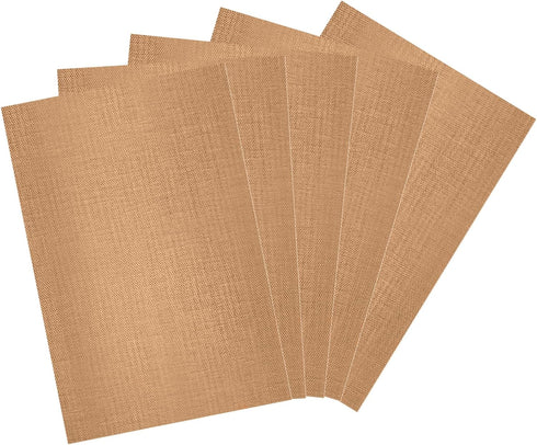 Clay Mat for Sculpting 5 Pack, Non-Skid Nonstick Heat-Resistant Polymer Craft Mat, 11.8 x 7.9 Inches