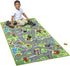 Amy & Delle 80" 40" Kids Rugs Carpet Giant Large x Playmat City Life - Learn & Have Fun Safe! Children's Educational