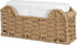 Kortimu Paper Rope Guest Towel Holder: Boho Scalloped Handwoven Napkin Tray, Holds Disposable