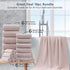 18 Set,Soft Set Loops-6 Towels,6 Towels,6 Set Piece Bath Towels Family Bathroom Towel with Hanging Bath Hand