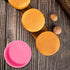 Silicone Mini Round Cake Molds, Set of 6, 4 Inch, Pink