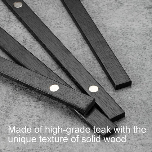 FALAMON Magnetic Poster Hanger Frame, Black Teak Wood Magnet Frame for Posters, Prints, Photos, and Canvas Artwork