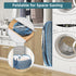Durable Collapsible Laundry Basket, 90L Foldable Hampers with Handles for Bedroom, Bathroom, Travel, Blue