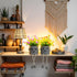 axphsox Cute Fake Plants, Flower Pots with String Lights, Fake Plants Artificial For Desk Dcor, Office Decor for Women