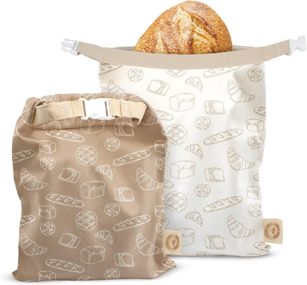 Cozy Bread Reusable Bread Bag Set for Home Bakers | USA Brand